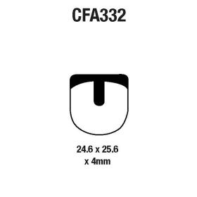 FAHRRAD BREMSBELäGE EBC CFA332