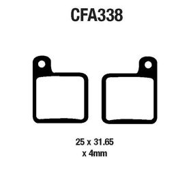 PLAQUETTE DE FREIN VéLO EBC CFA338