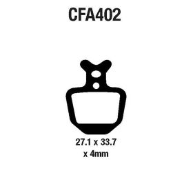 FAHRRAD BREMSBELäGE EBC CFA402HH