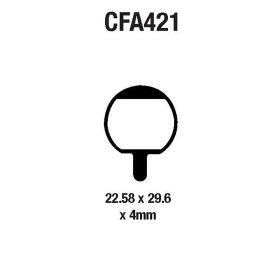PLAQUETTE DE FREIN VéLO EBC CFA421HH