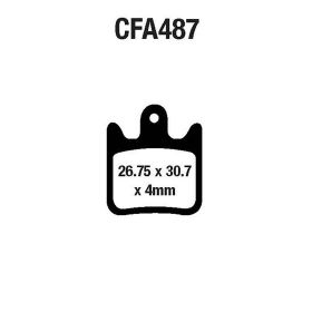 PLAQUETTE DE FREIN VéLO EBC CFA487