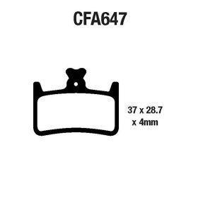 PLAQUETTE DE FREIN VéLO EBC CFA647
