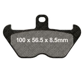 EBC EPFA 407HH brake pads sintered compound for BMW