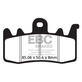 EBC EPFA630HH MOTORCYCLE BRAKE PADS