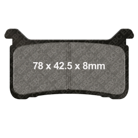 Plaquettes de frein EBC EPFA 700HH en composé fritté pour Honda
