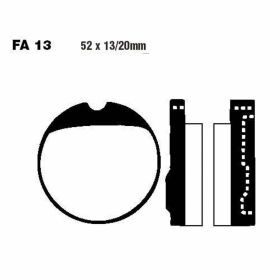 EBC Brake Pads V FA013 semi-sintered compound for Honda