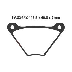 COPPIA PASTIGLIE EBC V FA024/2V
