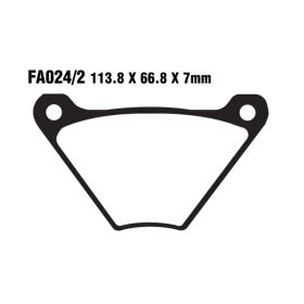 COPPIA PASTIGLIE EBC V FA024/2V