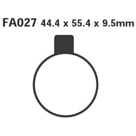 EBC FA027 MOTORCYCLE BRAKE PADS