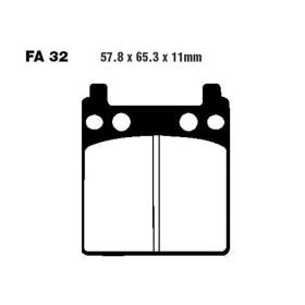 EBC Standard-Bremsbeläge FA032 für Honda