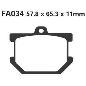 EBC FA034 MOTORCYCLE BRAKE PADS