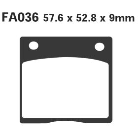 EBC FA036 MOTORCYCLE BRAKE PADS