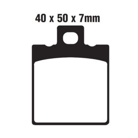 PLAQUETTES FREIN MOTO EBC FA047TT