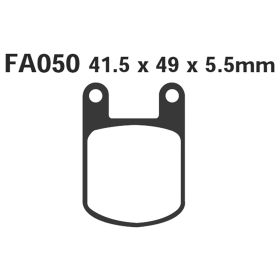 EBC FA050 MOTORCYCLE BRAKE PADS
