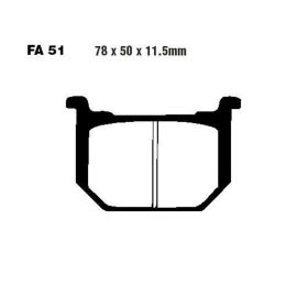 Pastiglie freno EBC V FA051 mescola semi sinterizzata per Suzuki