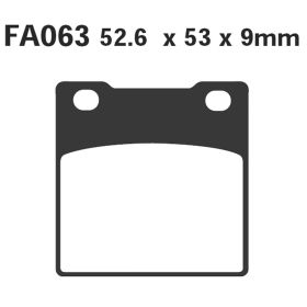 MOTORRAD BREMSBELäGE EBC FA063