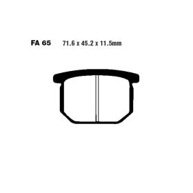 EBC FA065V MOTORCYCLE BRAKE PADS