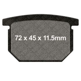 EBC V FA065 brake pads semi-sintered compound for Suzuki