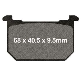 EBC V FA068 Bremsbeläge aus halb-sinterter Verbindung für Kawasaki Z