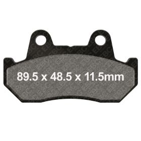 Pastiglie freno EBC V FA069/3 mescola semi sinterizzata per Honda