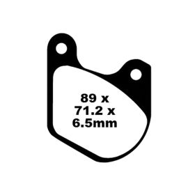 MOTORRAD BREMSBELäGE EBC FA072V
