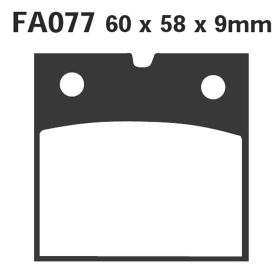 EBC FA077 MOTORCYCLE BRAKE PADS
