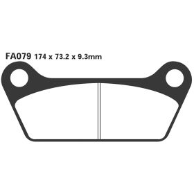 EBC FA079 MOTORCYCLE BRAKE PADS