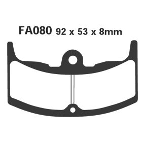 EBC FA080 MOTORCYCLE BRAKE PADS