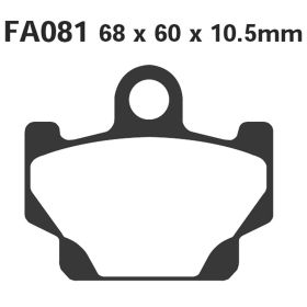 EBC FA081 MOTORCYCLE BRAKE PADS