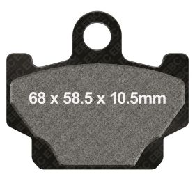 EBC Standard-Bremsbeläge FA081 für Yamaha