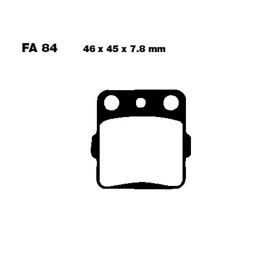 Pastiglie freno EBC R FA084 mescola sinterizzata