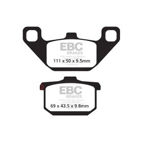 MOTORRAD BREMSBELäGE EBC FA085V