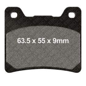 EBC Brake Pads V FA088 Semi-Sintered Compound