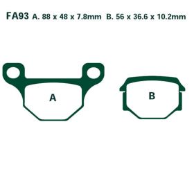 EBC Standard-Bremsbeläge FA093