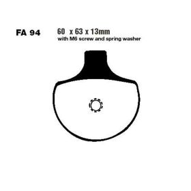 EBC HH FA094 Brake Pads Sintered Compound for Harley Davidson