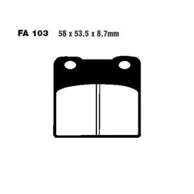 Plaquettes de frein standard EBC FA103 pour Suzuki