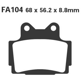 COPPIA PASTIGLIE EBC HH FA104HH