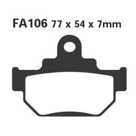 COPPIA PASTIGLIE EBC FA106TT