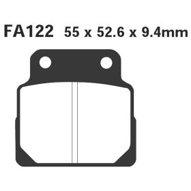 EBC FA122 MOTORCYCLE BRAKE PADS