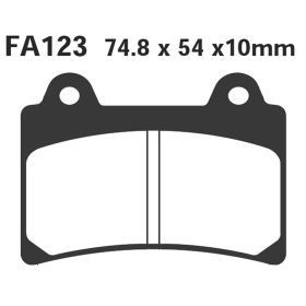 EBC FA123HH MOTORCYCLE BRAKE PADS