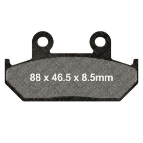 EBC HH FA124 brake pads sintered compound for Honda