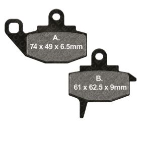 EBC R FA130 brake pads sintered compound for Kawasaki KX