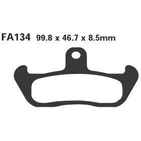 EBC FA134R MOTORCYCLE BRAKE PADS