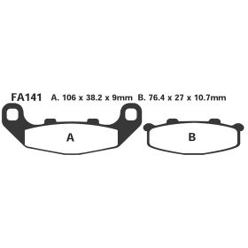 MOTORRAD BREMSBELäGE EBC FA141