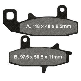 Plaquettes de frein standard EBC FA147 pour Suzuki DR