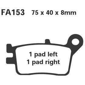 EBC FA153 MOTORCYCLE BRAKE PADS