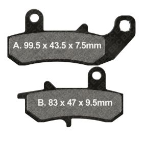 EBC R FA157 brake pads sintered compound for Suzuki