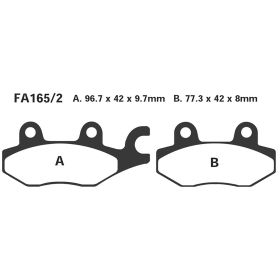EBC FA165/2R MOTORCYCLE BRAKE PADS