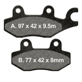 EBC Bremsbeläge R FA165/2 gesinterte Verbindung
