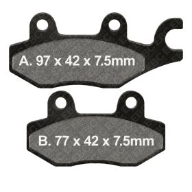 EBC R FA165 Bremsbeläge Sinterverbindung